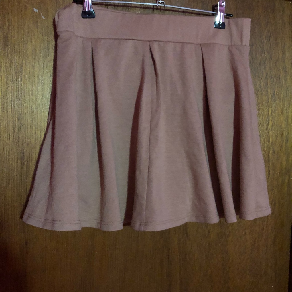 Nude Colored Skirt/ Shorts Size Large
